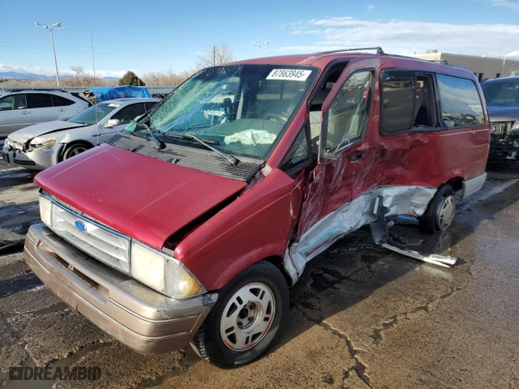 1995 Ford Aerostar Wagon Eddie Bauer with VIN 1FMDA41X3SZA20321, listed as a Copart auction lot 87863945 with 0 mi miles and Salvage Title. Bid and sale history available at carsss.com. Image 1.