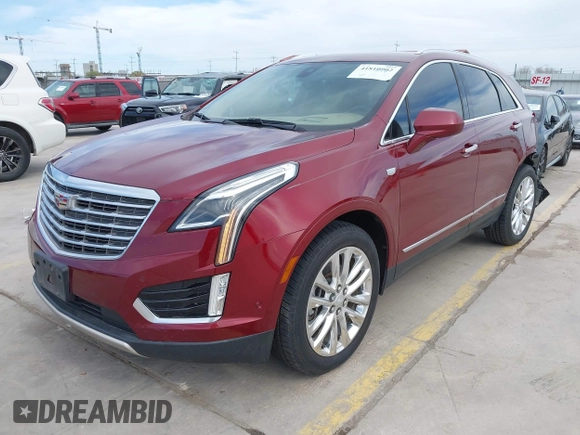 2017 Cadillac XT5 Platinum AWD with VIN 1GYKNFRS9HZ126747, listed as a IAAI auction lot 41810902 with 106,507 mi miles. Bid and sale history available at carsss.com. Image 18.
