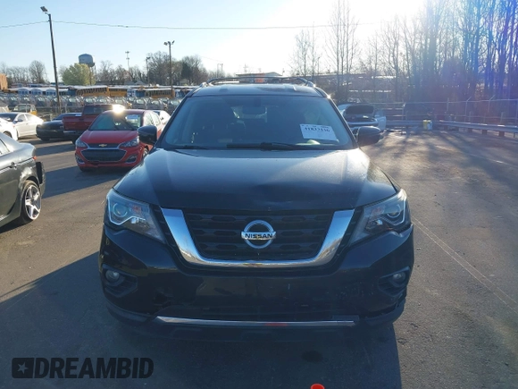 2018 Nissan Pathfinder S with VIN 5N1DR2MN0JC638981, listed as a IAAI auction lot 41823136 with 159,217 mi miles and . Bid and sale history available at DreamBid. Image 12.