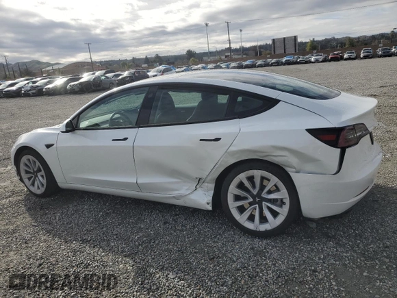 2023 Tesla Model 3 with VIN 5YJ3E1EA9PF450392, listed as a Copart auction lot 48534385 with 36,829 mi miles and Salvage Title. Bid and sale history available at DreamBid. Image 2.