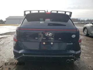 2024 Hyundai Kona N Line с VIN KM8HACA31RU089671, выставлен на аукционе Copart как лот 45504435 с пробегом 3 791 миль миль и Списание • Salvage title. История ставок и продаж доступна на DreamBid. Изображение 6.