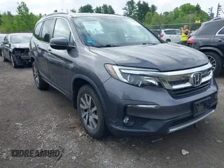 2019 Honda Pilot EX-L z VIN 5FNYF6H55KB010807, wystawiony jako IAAI lot #42209682 z przebiegiem 63 118 mil mil oraz . Historia ofert i sprzedaży dostępna na DreamBid. Obrazek 1.