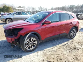 2021 Ford Escape SEL with VIN 1FMCU9H6XMUA60859, listed as a Copart auction lot 87805975 with 84,706 mi miles and Salvage Title. Bid and sale history available at carsss.com. Image 1.