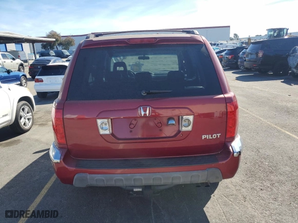 2003 Honda Pilot EX with VIN 2HKYF18793H507012, listed as a Copart auction lot 46451745 with 158,172 mi miles and Salvage Title. Bid and sale history available at carsss.com. Image 6.