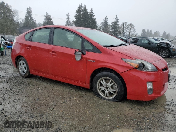 2010 Toyota Prius II with VIN JTDKN3DU6A0035457, listed as a Copart auction lot 52204705 with 97,827 mi miles and Salvage Title. Bid and sale history available at carsss.com. Image 4.