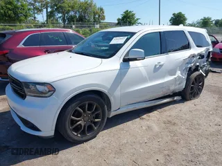 2017 Dodge Durango GT with VIN 1C4RDHDG2HC953689, listed as a IAAI auction lot 42019043 with 112,412 mi miles and . Bid and sale history available at DreamBid. Image 2.