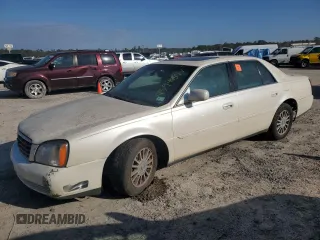 2003 Cadillac DeVille DHS z VIN 1G6KE57Y03U116432, wystawiony jako Copart lot #85949594 z przebiegiem 204 321 mil mil oraz Czysty tytuł • Clean title. Historia ofert i sprzedaży dostępna na DreamBid. Obrazek 1.