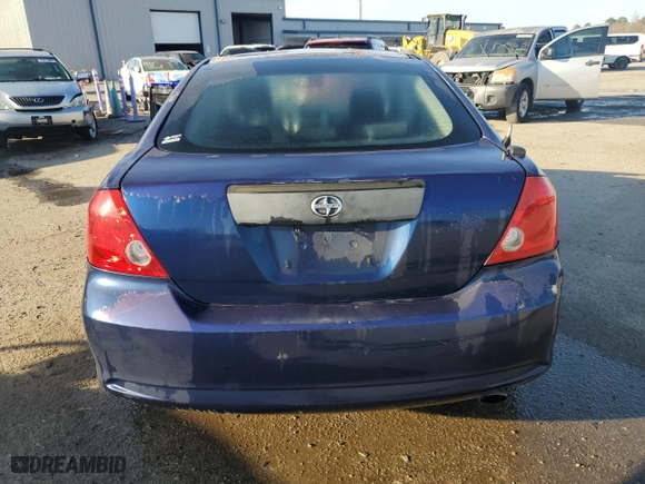 2005 Scion tC with VIN JTKDE177850026373, listed as a Copart auction lot 84937354 with 244,300 mi miles and Salvage Title. Bid and sale history available at carsss.com. Image 6.