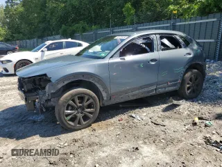 2022 Mazda CX-30 2.5 S Preferred Package with VIN 3MVDMBCL5NM445733, listed as a Copart auction lot 65705454 with 57,725 mi miles and Salvage Title. Bid and sale history available at carsss.com. Image 1.