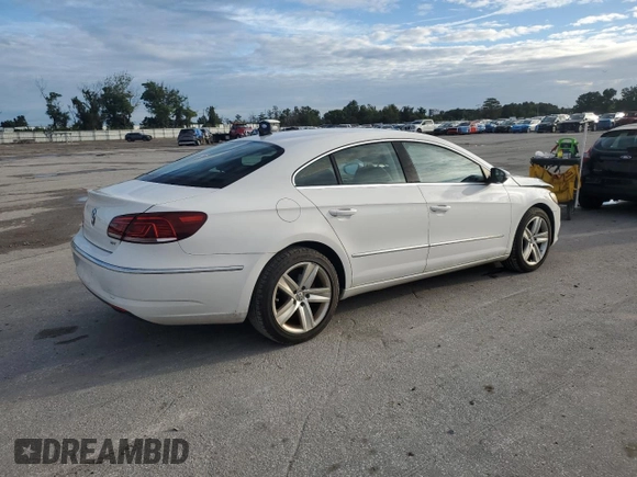 2014 Volkswagen CC R-Line with VIN WVWBP7AN8EE532453, listed as a Copart auction lot 74605834 with 108,124 mi miles and Non Repairable. Bid and sale history available at carsss.com. Image 3.