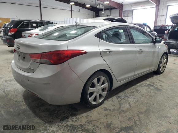 2012 Hyundai Elantra GLS with VIN KMHDH4AE7CU418513, listed as a Copart auction lot 45857715 with 146,298 mi miles and Salvage Title. Bid and sale history available at carsss.com. Image 3.