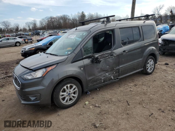 2022 Ford Transit Connect XLT z VIN NM0GS9F23N1543377, wystawiony jako Copart lot #46463115 z przebiegiem 33 291 mil mil oraz Szkoda całkowita • Salvage title. Historia ofert i sprzedaży dostępna na DreamBid. Obrazek 1.