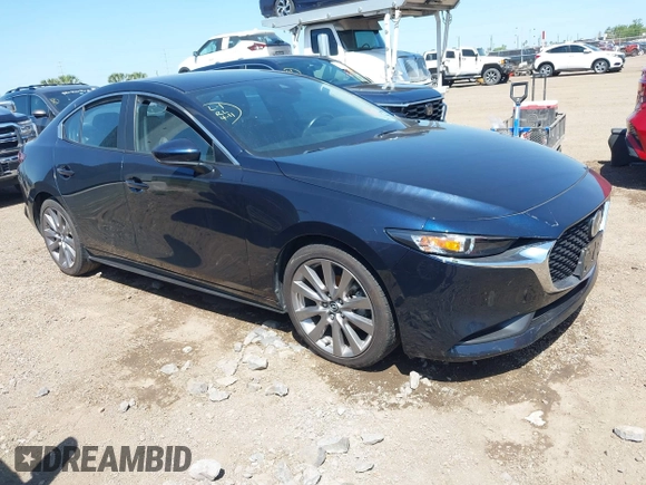 2021 Mazda 3 Select with VIN JM1BPABL7M1314973, listed as a IAAI auction lot 42011342 with 53,785 mi miles and . Bid and sale history available at DreamBid. Image 1.