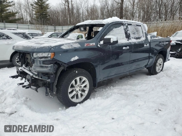 2020 Chevrolet Silverado 1500 LTZ with VIN 1GCUYGED4LZ226363, listed as a Copart auction lot 88464605 with Not Provided miles and Salvage Title. Bid and sale history available at DreamBid. Image 1.