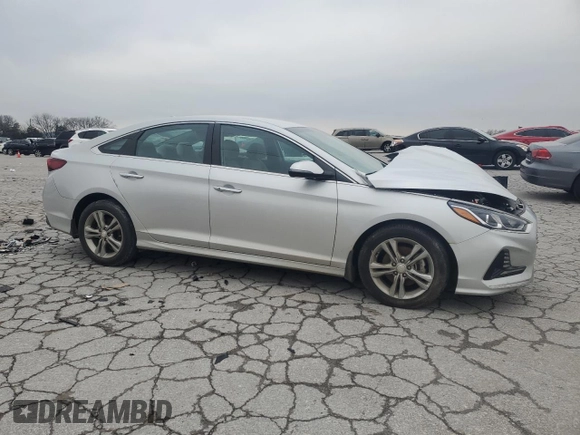 2018 Hyundai Sonata SEL with VIN 5NPE34AFXJH632824, listed as a Copart auction lot 45032625 with Not Provided miles and Salvage Title. Bid and sale history available at DreamBid. Image 4.