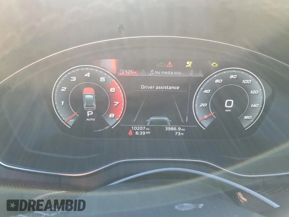 2023 Audi SQ5 Premium Plus with VIN WA1B4BFY0P2149913, listed as a Copart auction lot 67395464 with 10,207 mi miles and Salvage Title. Bid and sale history available at DreamBid. Image 9.