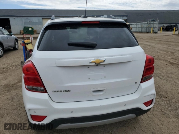 2017 Chevrolet Trax LT with VIN 3GNCJPSB5HL189154, listed as a Copart auction lot 51860095 with 83,732 mi miles and Salvage Title. Bid and sale history available at DreamBid. Image 6.