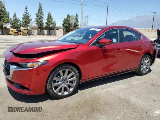 2025 Mazda 3 S Preferred with VIN JM1BPACM6S1784528, listed as a Copart auction lot 61495575 with 208 mi miles and Salvage title. Bid and sale history available at DreamBid. Image 1.