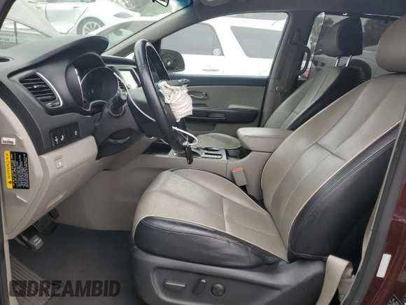 2019 Kia Sedona EX with VIN KNDMB5C10K6516212, listed as a Copart auction lot 86363854 with 67,144 mi miles and Salvage Title. Bid and sale history available at carsss.com. Image 7.