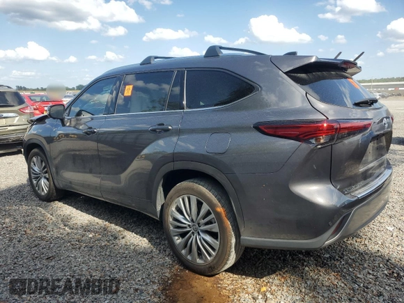 2023 Toyota Highlander L with VIN 5TDKDRAH4PS026744, listed as a Copart auction lot 55088915 with 44,740 mi miles and Non repairable. Bid and sale history available at DreamBid. Image 2.