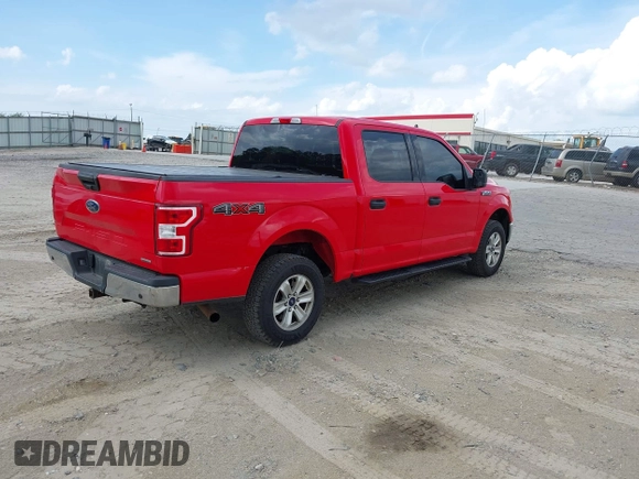 2020 Ford F-150 XL with VIN 1FTEW1EP7LKD79457, listed as a IAAI auction lot 42186674 with 203,852 mi miles. Bid and sale history available at carsss.com. Image 4.