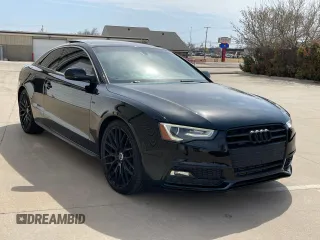 2016 Audi A5 Premium Plus with VIN WAUM2AFR4GA007106, listed as a Copart auction lot 50453185 with 95,089 mi miles and Clean Title. Bid and sale history available at carsss.com. Image 1.