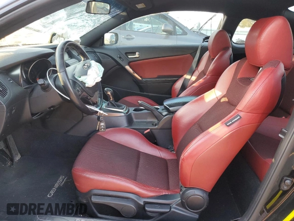 2013 Hyundai Genesis Coupe R-Spec with VIN KMHHT6KD4DU111402, listed as a Copart auction lot 48752935 with 104,119 mi miles and Salvage title. Bid and sale history available at DreamBid. Image 7.