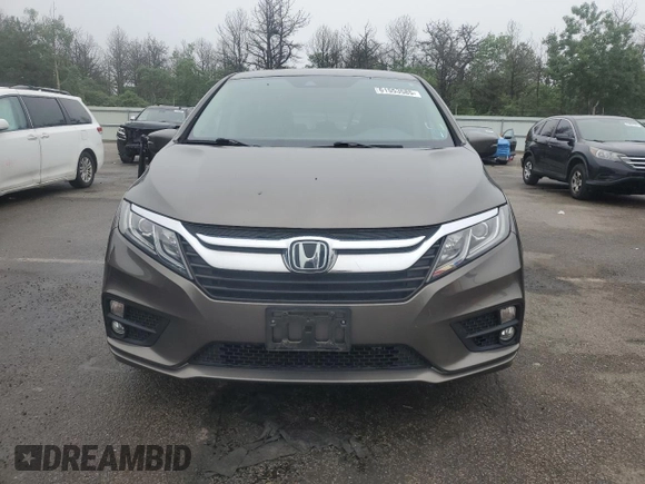 2020 Honda Odyssey EX with VIN 5FNRL6H5XLB069852, listed as a Copart auction lot 61553585 with 34,189 mi miles and Salvage title. Bid and sale history available at DreamBid. Image 5.