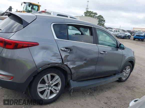 2017 Kia Sportage LX with VIN KNDPMCAC2H7236875, listed as a IAAI auction lot 41704229 with 183,094 mi miles and . Bid and sale history available at carsss.com. Image 13.