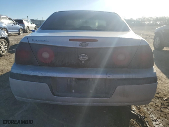 2003 Chevrolet Impala with VIN 2G1WF52E939452370, listed as a Copart auction lot 47131635 with 138,265 mi miles and Salvage Title. Bid and sale history available at carsss.com. Image 6.