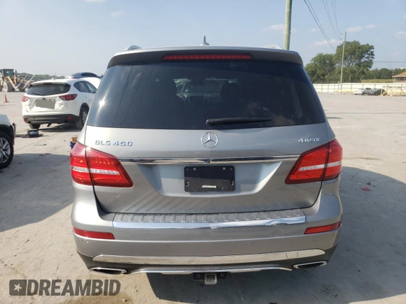 2017 Mercedes-Benz GLS 450 with VIN 4JGDF6EE4HA743351, listed as a Copart auction lot 66162194 with 74,478 mi miles and Salvage Title. Bid and sale history available at DreamBid. Image 6.