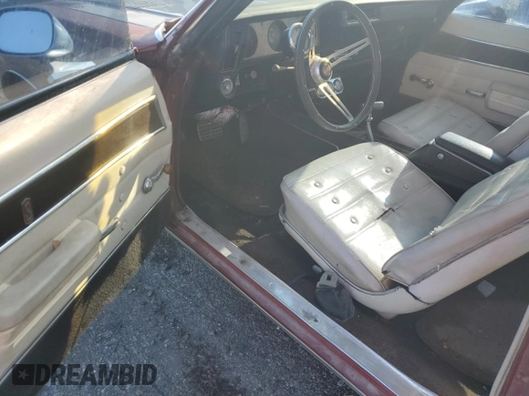1971 Oldsmobile Cutlass with VIN 336871R112067, listed as a Copart auction lot 66771714 with 42,778 mi miles and Clean Title. Bid and sale history available at DreamBid. Image 8.
