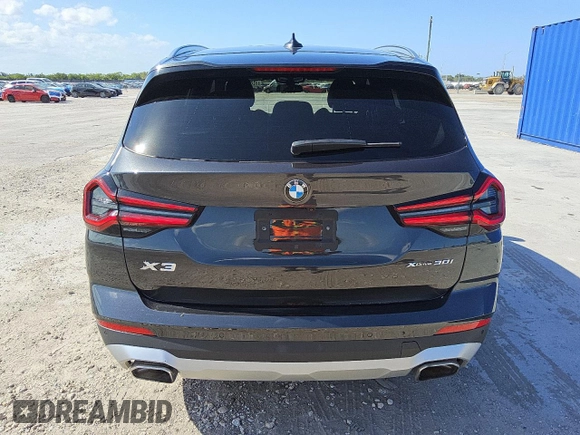 2024 BMW X3 xDrive30i z VIN 5UX53DP07R9U24888, wystawiony jako Copart lot #56997075 z przebiegiem 30 508 mil mil oraz Czysty tytuł • Clean title. Historia ofert i sprzedaży dostępna na DreamBid. Obrazek 6.