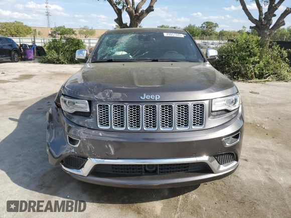 2015 Jeep Grand Cherokee Summit with VIN 1C4RJEJG6FC920316, listed as a Copart auction lot 49051945 with 120,429 mi miles and Salvage title. Bid and sale history available at DreamBid. Image 5.