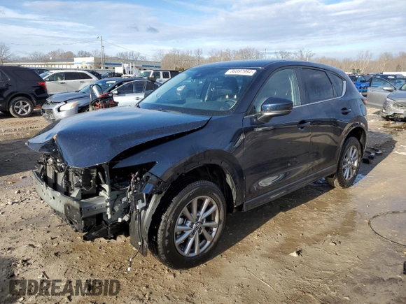2024 Mazda CX-5 S Select with VIN JM3KFBBL0R0451797, listed as a Copart auction lot 86897994 with 5,994 mi miles and Non Repairable. Bid and sale history available at carsss.com. Image 1.