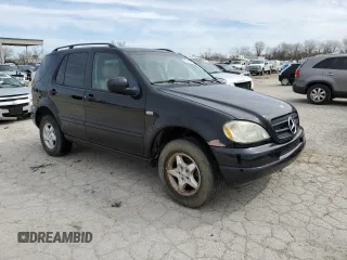 2000 Mercedes-Benz M with VIN 4JGAB54E6YA182192, listed as a Copart auction lot 50423405 with 163,539 mi miles and Clean Title. Bid and sale history available at carsss.com. Image 4.
