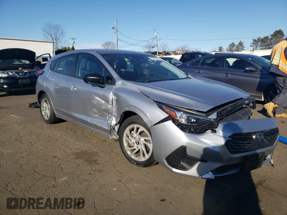 2024 Subaru Impreza with VIN JF1GUABC2R8341100, listed as a Copart auction lot 81267514 with 3,960 mi miles and Salvage Title. Bid and sale history available at carsss.com. Image 4.