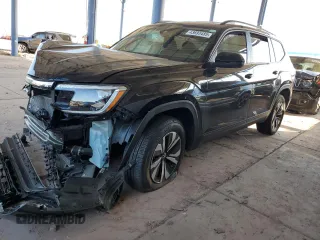 2024 Volkswagen Atlas SE z VIN 1V2LR2CAXRC577437, wystawiony jako Copart lot #43693485 z przebiegiem 8 342 mil mil oraz Szkoda całkowita • Salvage title. Historia ofert i sprzedaży dostępna na DreamBid. Obrazek 1.
