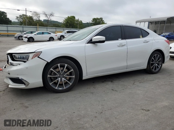 2019 Acura TLX with VIN 19UUB2F32KA003022, listed as a Copart auction lot 63898834 with 74,886 mi miles and Salvage Title. Bid and sale history available at carsss.com. Image 1.