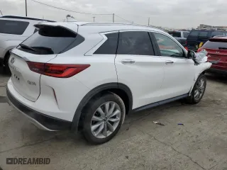 2022 Infiniti QX50 LUXE with VIN 3PCAJ5BB1NF109413, listed as a Copart auction lot 85925014 with 26,324 mi miles and Salvage Title. Bid and sale history available at carsss.com. Image 3.