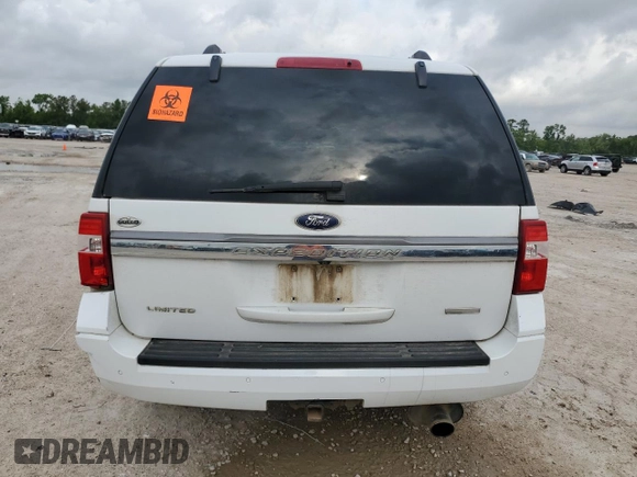 2017 Ford Expedition Limited with VIN 1FMJU1KT8HEA19220, listed as a Copart auction lot 54761175 with Not provided miles and Salvage title. Bid and sale history available at DreamBid. Image 6.