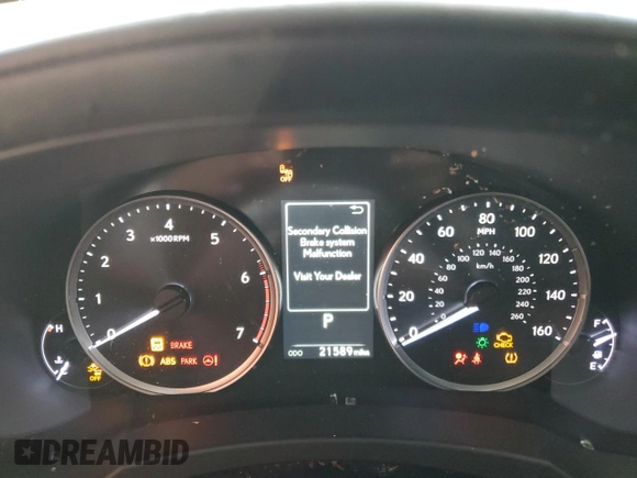 2021 Lexus IS 300 with VIN JTHCA1D22M5111409, listed as a Copart auction lot 60560445 with 21,589 mi miles and Non repairable. Bid and sale history available at DreamBid. Image 9.
