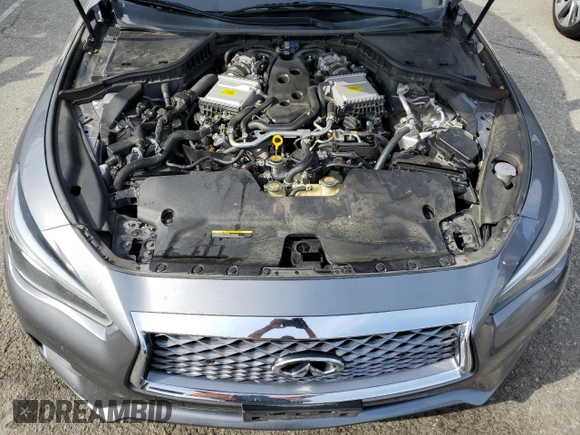 2021 Infiniti Q50 3.0t LUXE with VIN JN1EV7BP6MM700570, listed as a Copart auction lot 50962535 with 61,700 mi miles and Salvage Title. Bid and sale history available at carsss.com. Image 11.