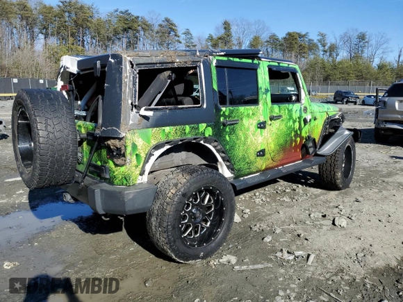 2018 Jeep Wrangler JK Unlimited Altitude with VIN 1C4BJWEG5JL863388, listed as a Copart auction lot 47398105 with 91,364 mi miles and Salvage Title. Bid and sale history available at carsss.com. Image 3.
