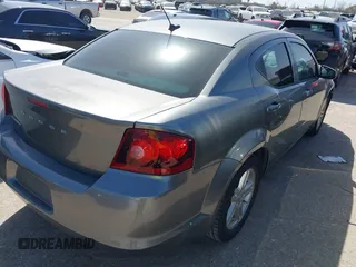 2012 Dodge Avenger SXT with VIN 1C3CDZCB9CN182697, listed as a IAAI auction lot 41734348 with 108,679 mi miles and . Bid and sale history available at DreamBid. Image 4.