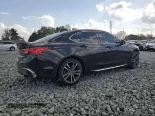 2019 Acura TLX Advance with VIN 19UUB2F86KA002693, listed as a Copart auction lot 52086385 with 107,284 mi miles and Salvage title. Bid and sale history available at DreamBid. Image 3.