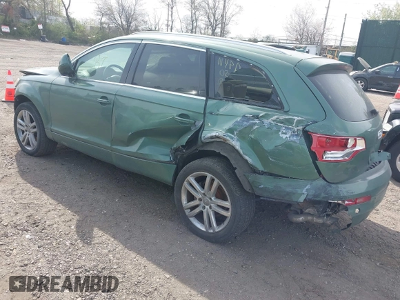 2008 Audi Q7 Premium with VIN WA1BY74L08D026465, listed as a IAAI auction lot 42118574 with Not provided miles and . Bid and sale history available at DreamBid. Image 3.