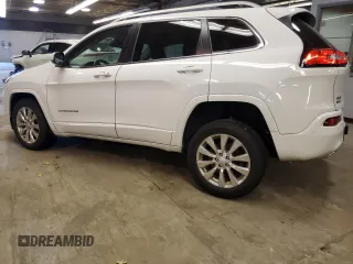 2018 Jeep Cherokee Overland with VIN 1C4PJMJX5JD558242, listed as a Copart auction lot 77577254 with 55,440 mi miles and Salvage Title. Bid and sale history available at carsss.com. Image 2.