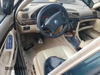 1998 BMW 7 Series 740il with VIN WBAGJ8329WDM24296, listed as a Copart auction lot 73581634 with 247,498 mi miles and Salvage Title. Bid and sale history available at carsss.com. Image 8.
