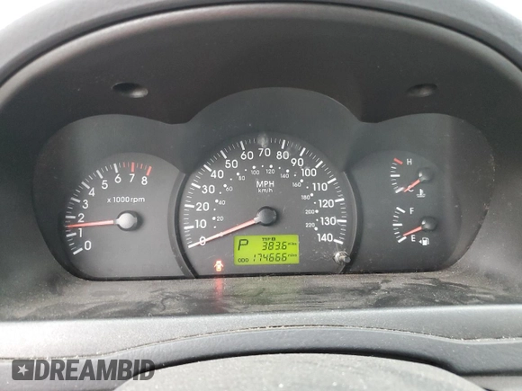 2006 Kia Spectra EX with VIN KNAFE121765363296, listed as a Copart auction lot 48929955 with 174,666 mi miles and Salvage Title. Bid and sale history available at carsss.com. Image 9.
